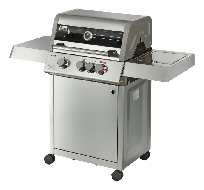 Mr. Gardener Gasgrill Virginia, 3 Brenner, Grillfläche: 62 x 43 cm, mit Unterschrank, 846511